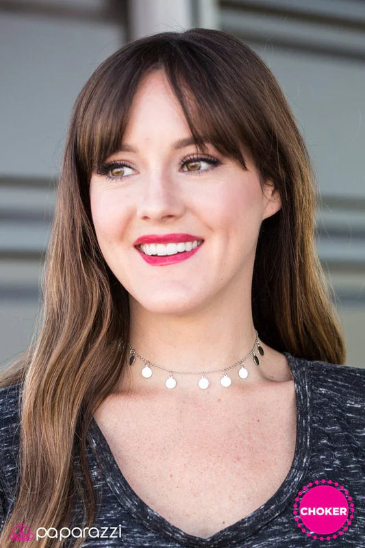 Paparazzi Necklace ~ At First SPOTLIGHT - Silver