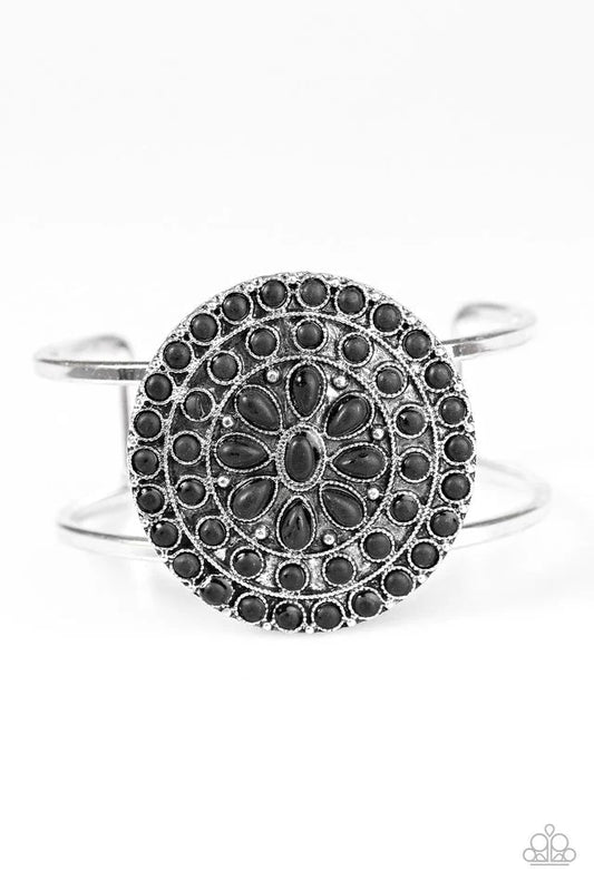 Paparazzi Bracelet ~ Blooming Deserts - Black