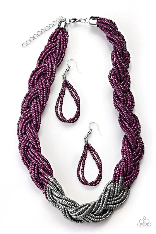 Paparazzi Necklace ~ Brazilian Brilliance - Purple