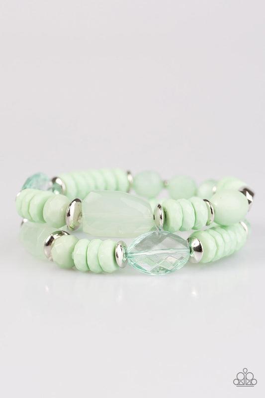 Paparazzi Bracelet ~ Where No GLAM Has Gone Before - Green