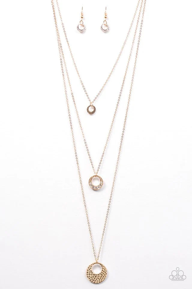 Paparazzi Necklace ~ Grandiose Glamour - Gold