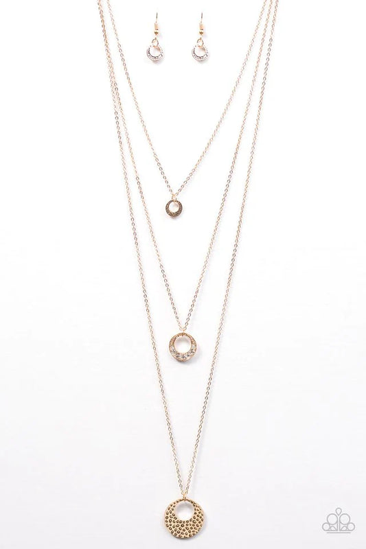 Paparazzi Necklace ~ Grandiose Glamour - Gold