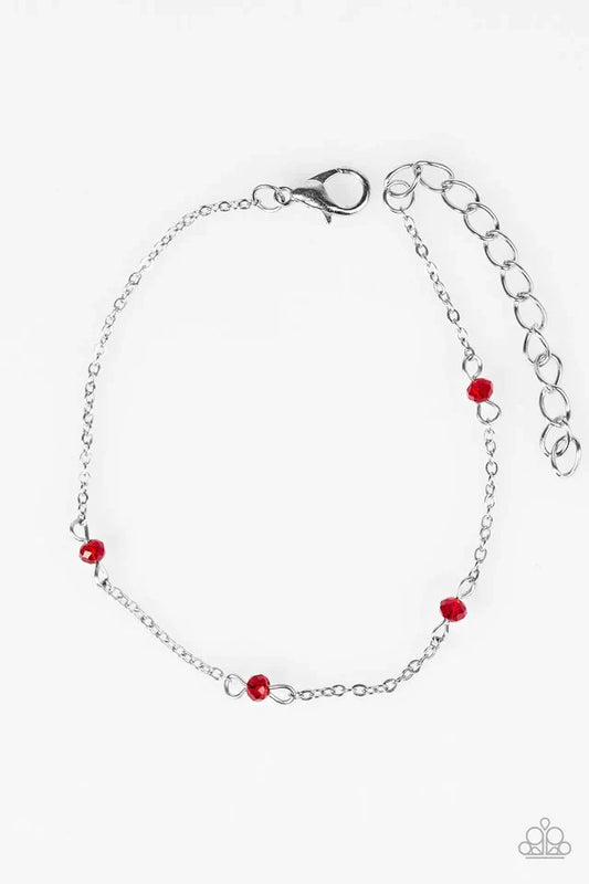 Paparazzi Bracelet ~ A Pinch Of Sparkle - Red