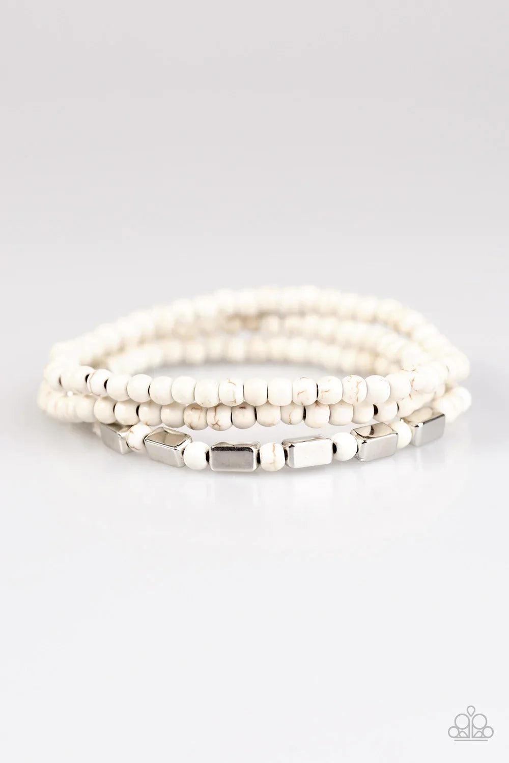 Paparazzi Bracelet ~ Living Off The Land - White