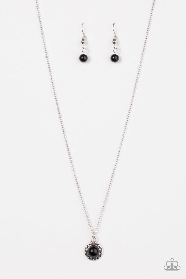 Paparazzi Necklace ~ Wildflower Waltz - Black