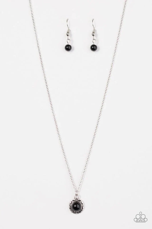 Paparazzi Necklace ~ Wildflower Waltz - Black