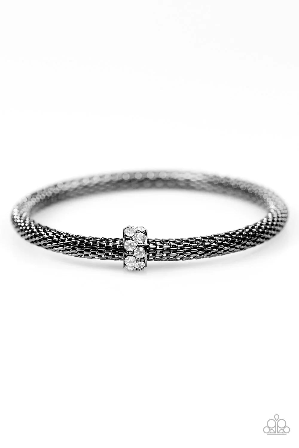 Paparazzi Bracelet ~ CACHE Or Card? - Black