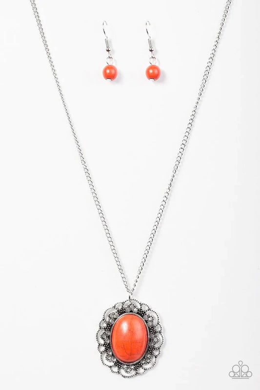 Paparazzi Necklace ~ Sun and Sandstone - Orange
