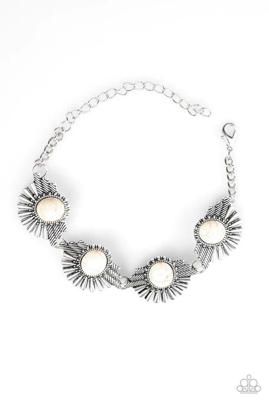 Paparazzi Bracelet ~ Desert Marvel - White