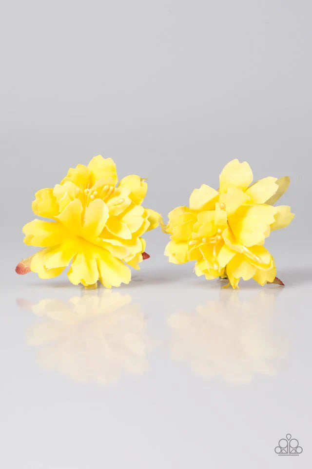 Paparazzi Hair Accessories ~ Autumn Blossoms - Yellow