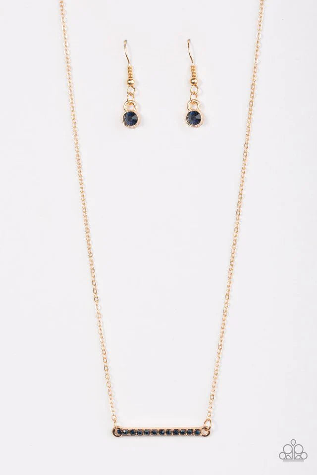 Paparazzi Necklace ~ Give Me Some Glitter - Blue