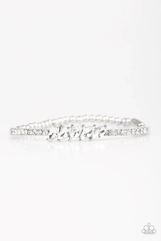 Paparazzi Bracelet ~ Lap Of Luxury - White