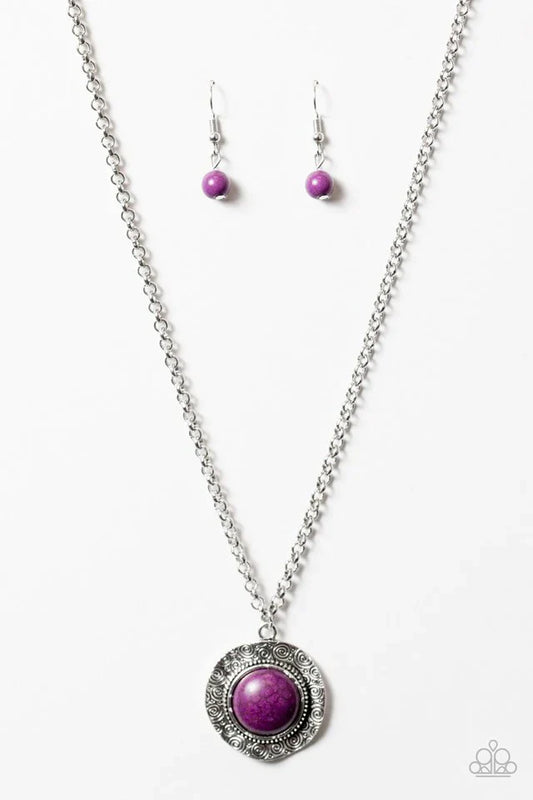 Paparazzi Necklace ~ Course Of Nature - Purple