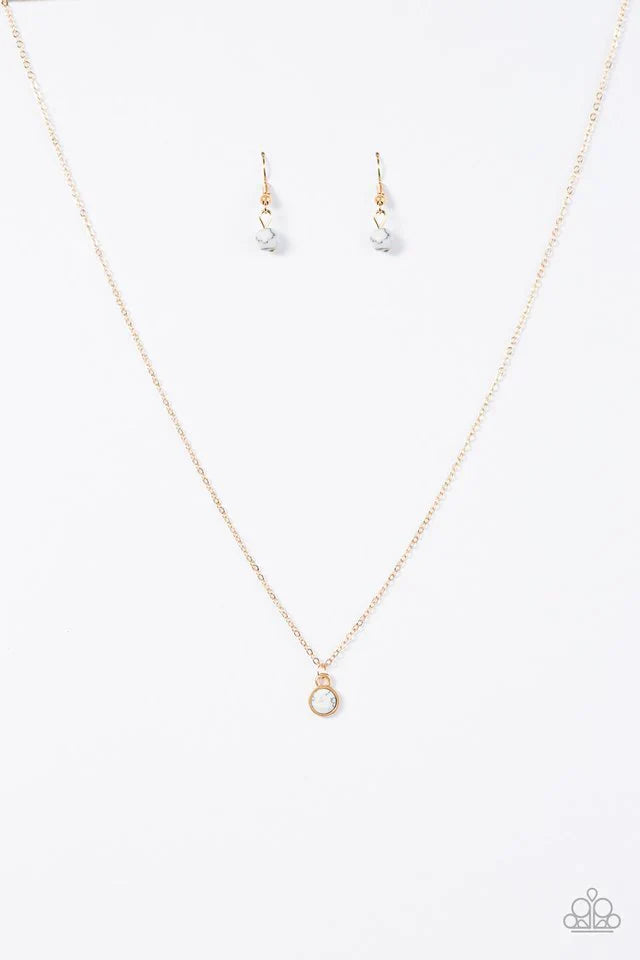 Paparazzi Necklace ~ Creek Cadence - Gold