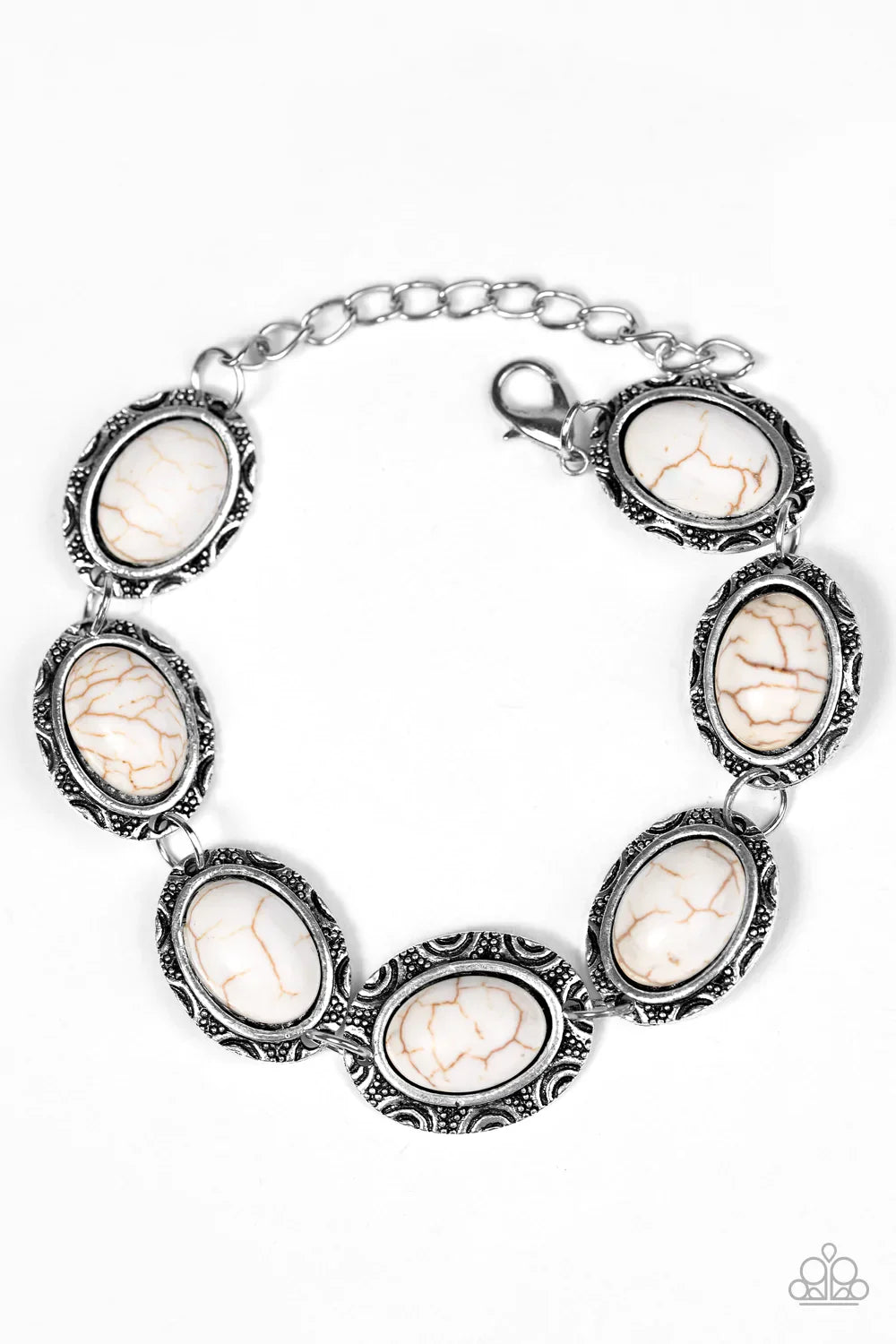 Paparazzi Bracelet ~ Catch You On The CLIFFSIDE - White