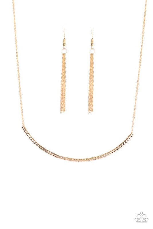 Paparazzi Necklace ~ Slaying the Shimmer - Gold
