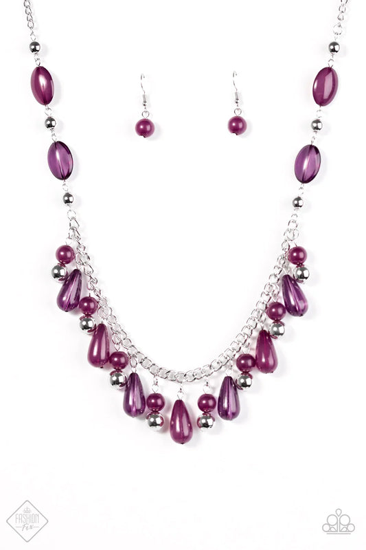 Paparazzi Necklace ~ HUEs She?  - Purple