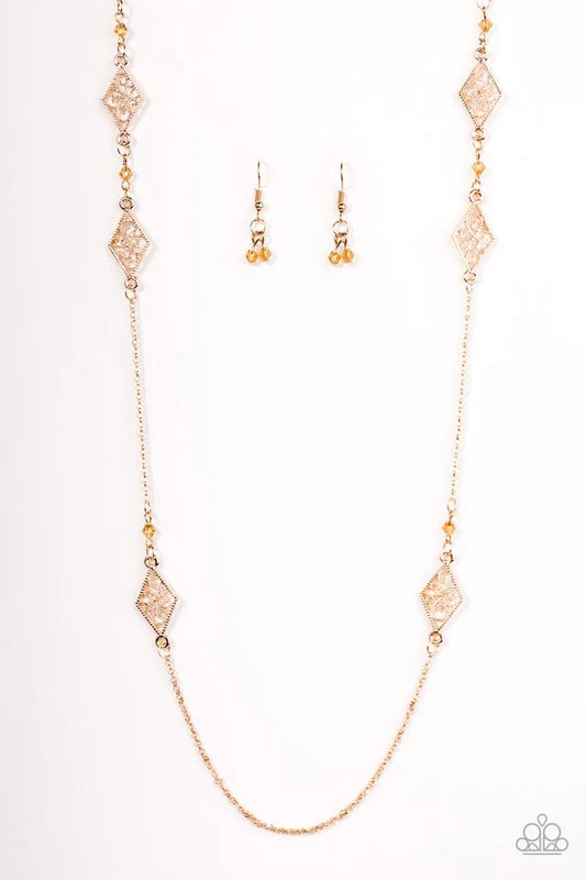 Paparazzi Necklace ~ Starlight Carpet Ride - Gold
