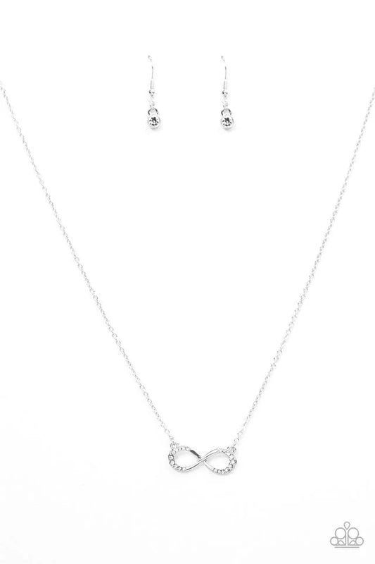 Paparazzi Necklace ~ Forever Glamorous - White