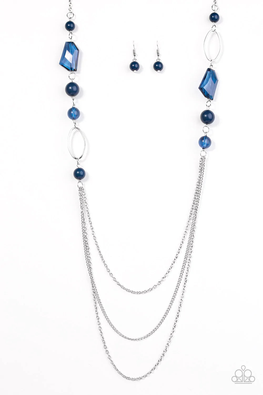 Paparazzi Necklace ~ Jewel Jackpot - Blue