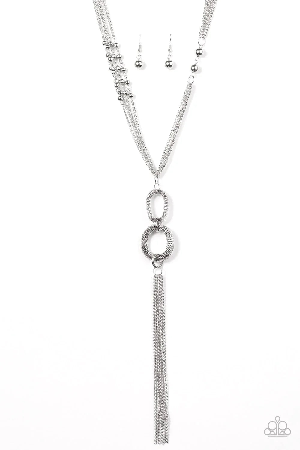 Paparazzi Necklace ~ FLASH Out - Silver