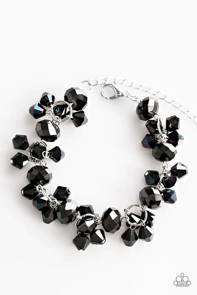 Paparazzi Bracelet ~ Stop and STAR - Black