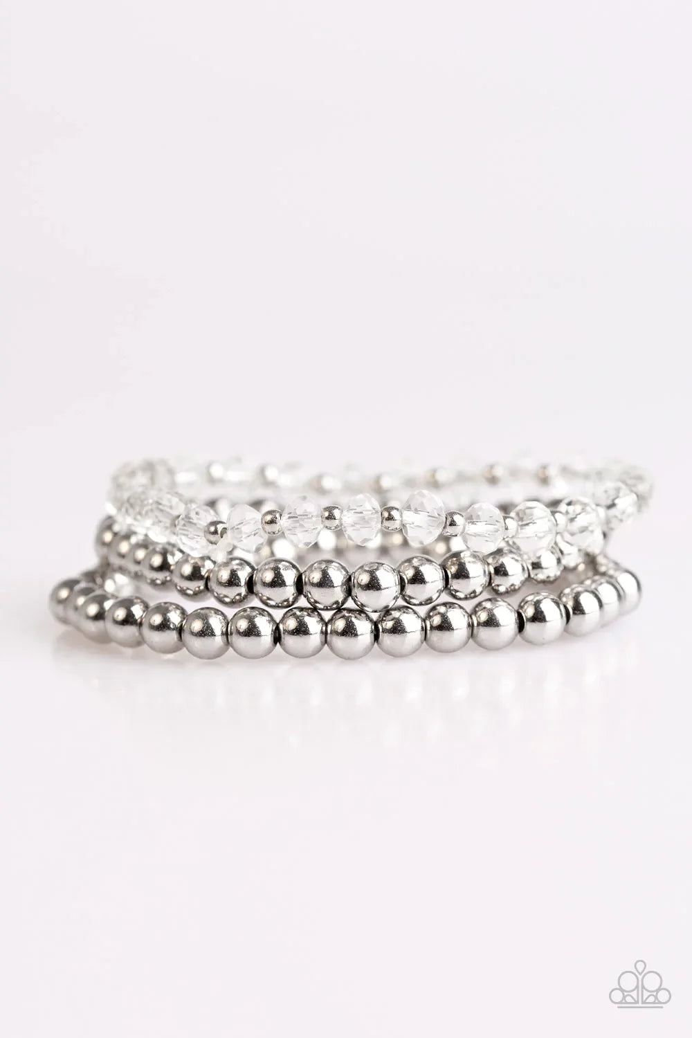 Paparazzi Bracelet ~ City Sleek - White