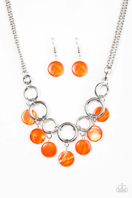Paparazzi Necklace ~ Coastal Adventure - Orange