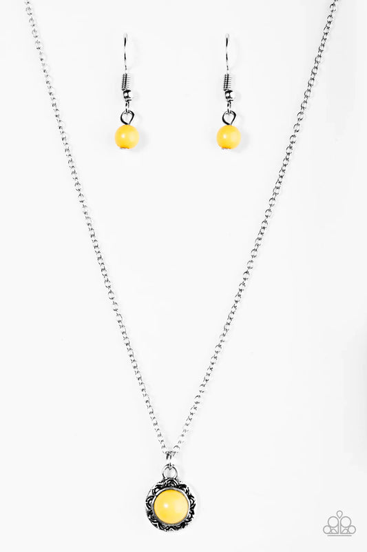 Paparazzi Necklace ~ Wildflower Waltz - Yellow