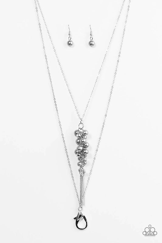 Paparazzi Necklace ~ Bossy and I Know It - Silver