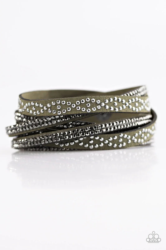 Paparazzi Bracelet ~ Attitude Is Everything - Green