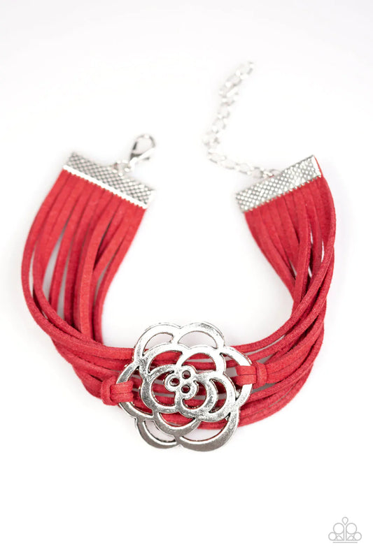 Paparazzi Bracelet ~ Va Va BLOOM! - Red