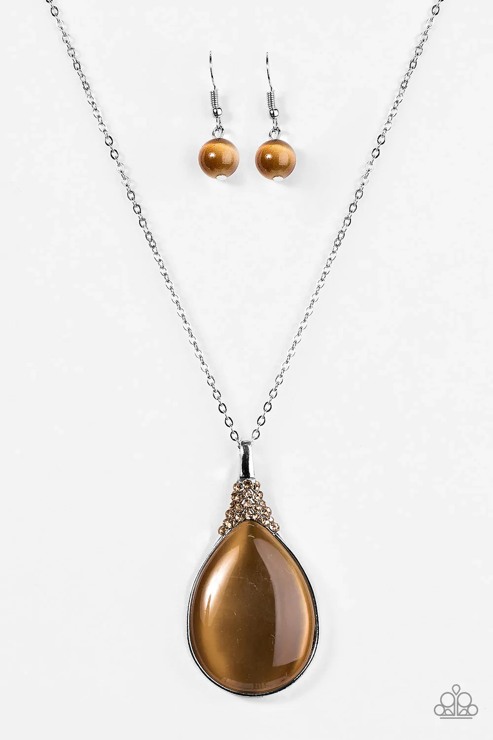 Paparazzi Necklace ~ Timelessly Tranquil - Brown