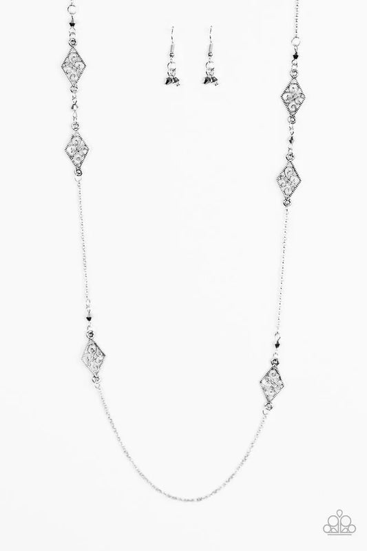 Paparazzi Necklace ~ Starlight Carpet Ride - Silver
