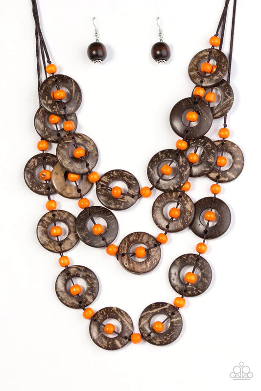 Paparazzi Necklace ~ Bora Bora Beauty - Orange