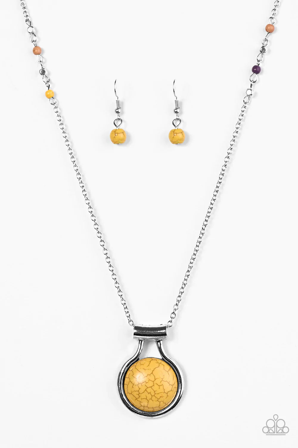 Paparazzi Necklace ~ Desert Sandstone - Yellow