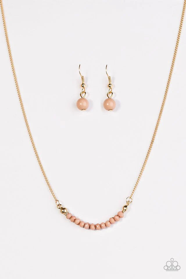 Paparazzi Necklace ~ Country Roads - Gold