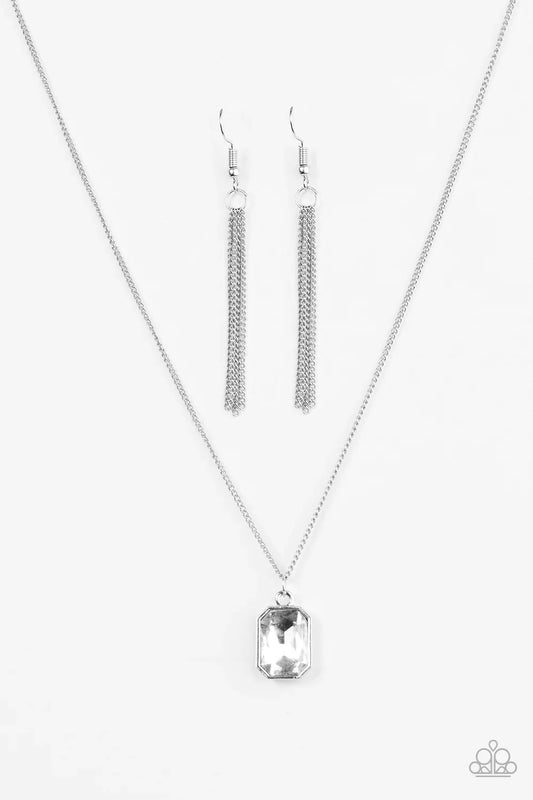 Paparazzi Necklace ~ Just My LUXE! - White
