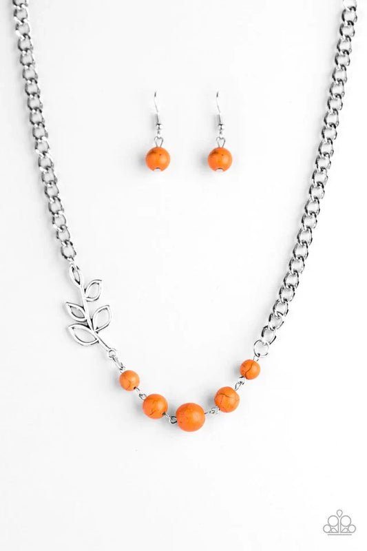Paparazzi Necklace ~ Autumn Allure - Orange
