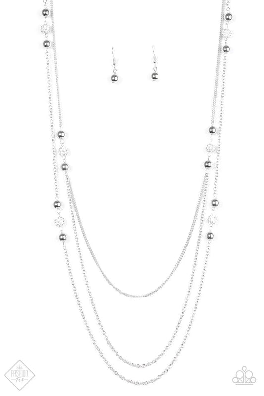 Paparazzi Necklace ~ Be In The GLOW - White