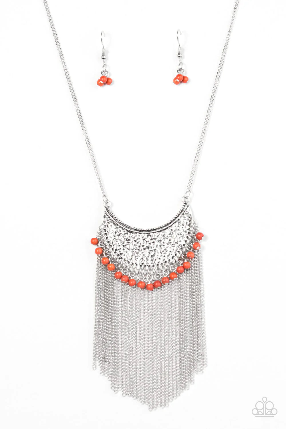 Paparazzi Necklace ~ Desert Dancer - Orange