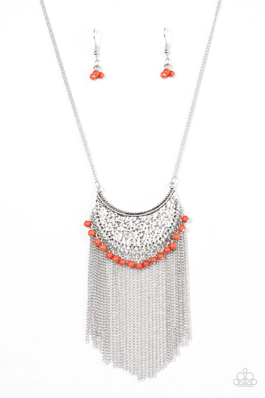 Paparazzi Necklace ~ Desert Dancer - Orange