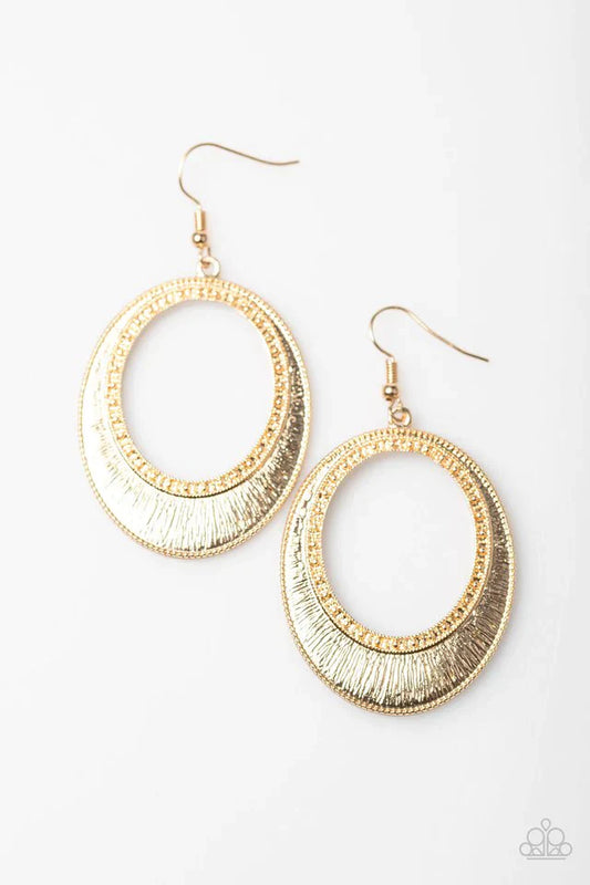 Paparazzi Earring ~ A GLEAM Come True - Gold
