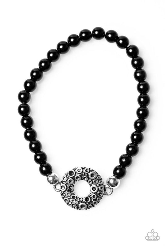 Paparazzi Bracelet ~ Put A Spin On It - Black