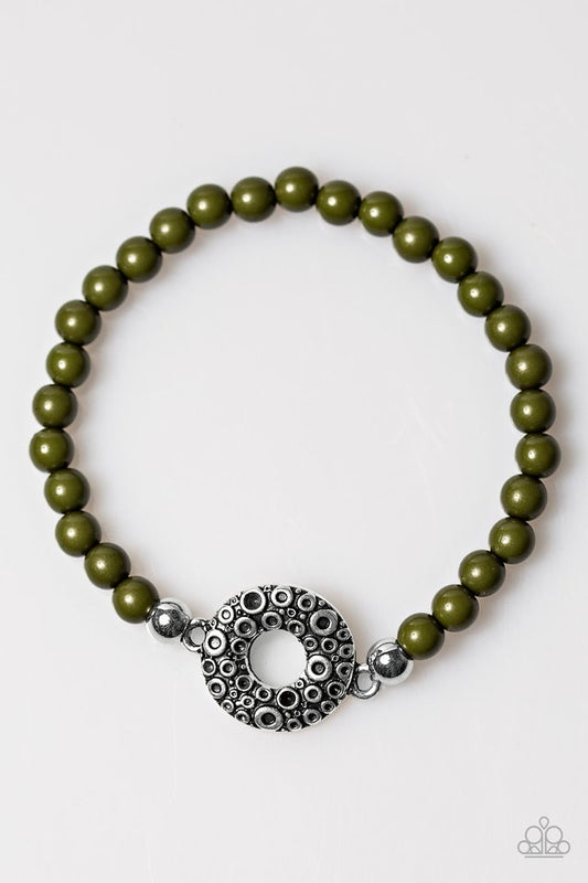 Paparazzi Bracelet ~ Put A Spin On It - Green