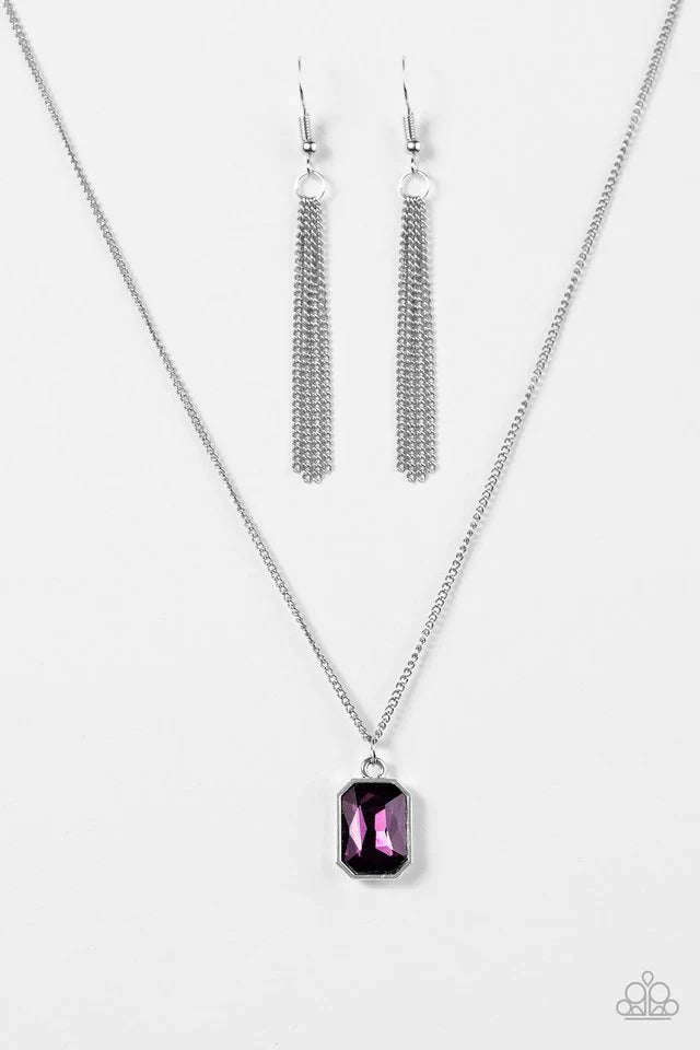 Paparazzi Necklace ~ Just My LUXE! - Purple