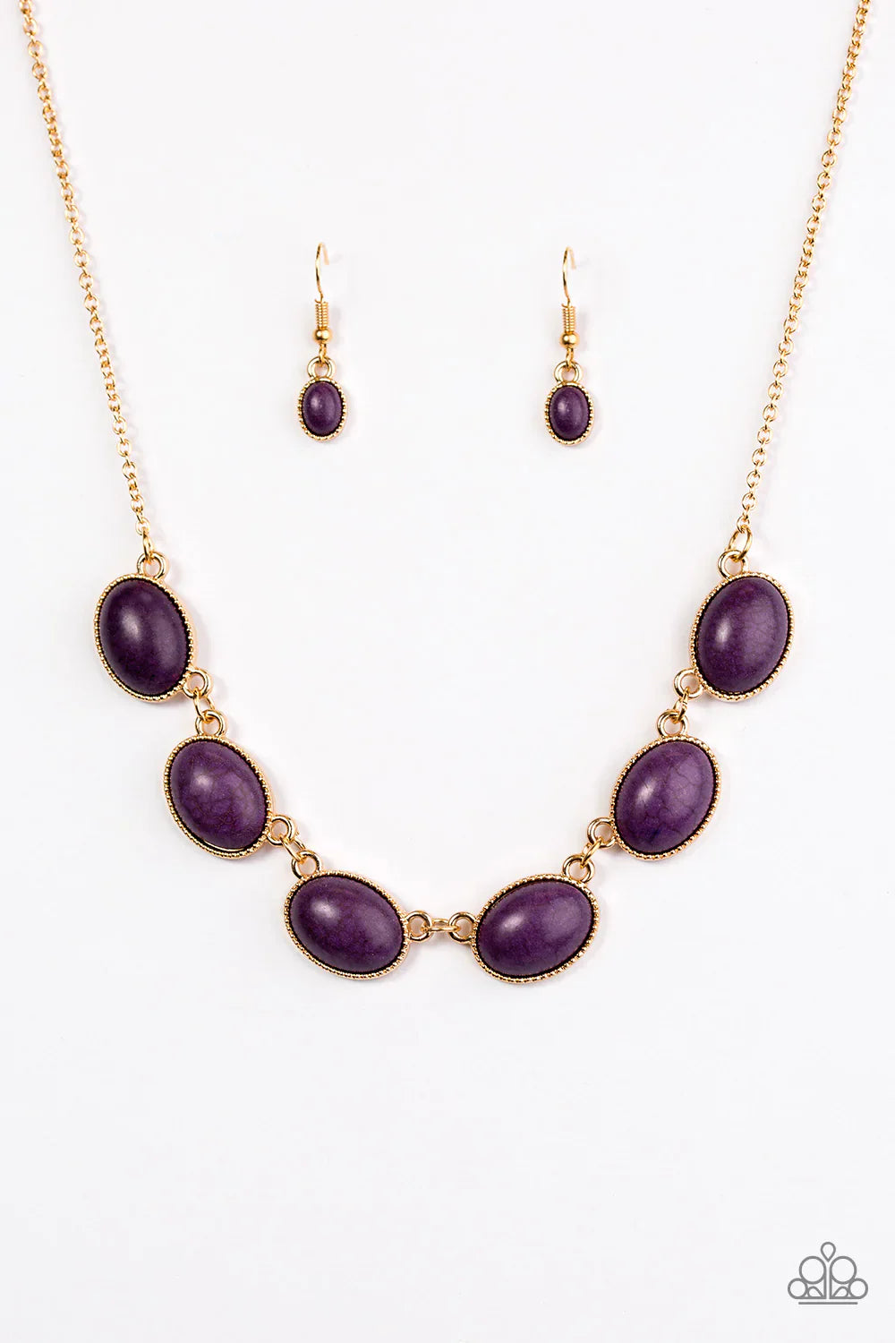 Paparazzi Necklace ~ River Song - Purple