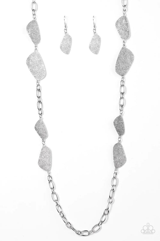 Paparazzi Necklace ~ Handcrafted Harmony - Silver