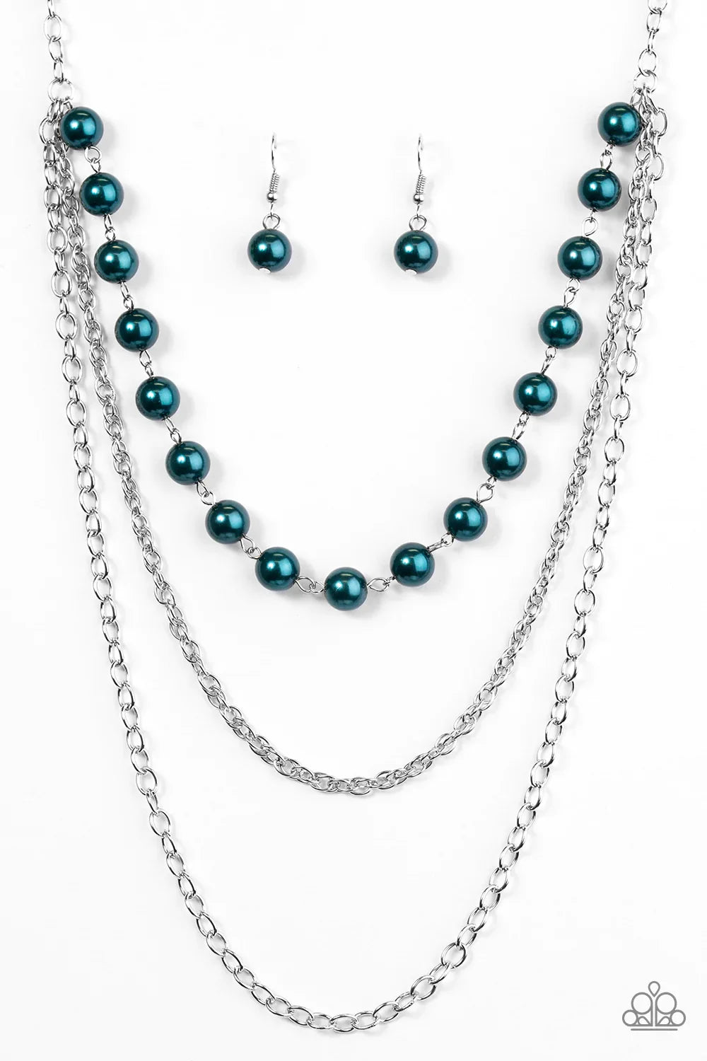 Paparazzi Necklace ~ Right On The Money - Blue