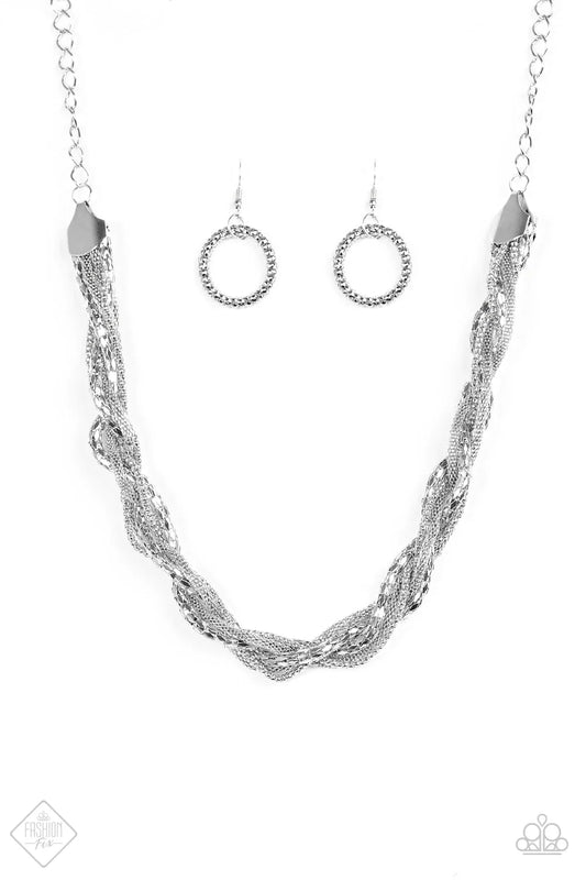 Paparazzi Necklace ~ Marvel At Me  - Silver